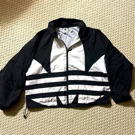 adidas cropped windbreaker dick's.